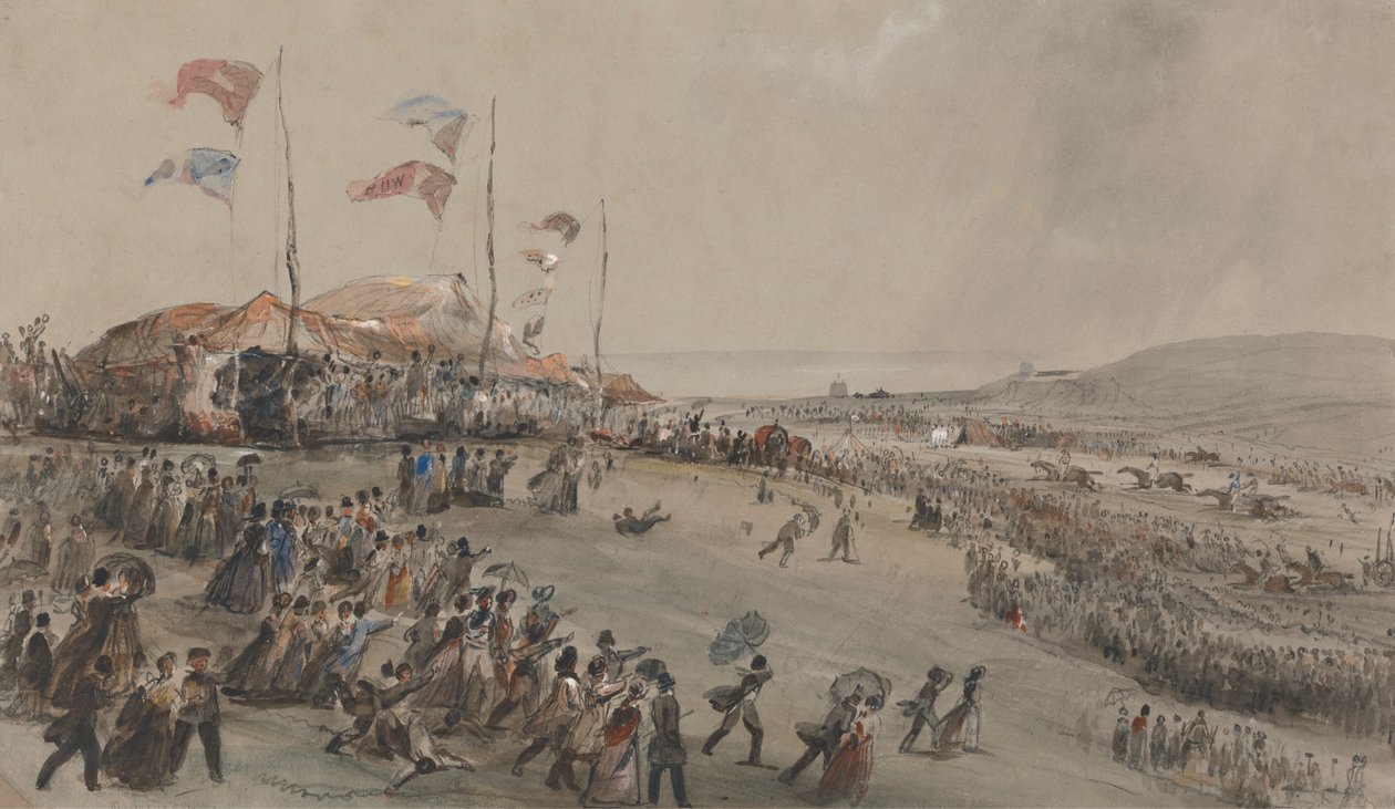 Hastings Races alkotó: George Bryant Campion