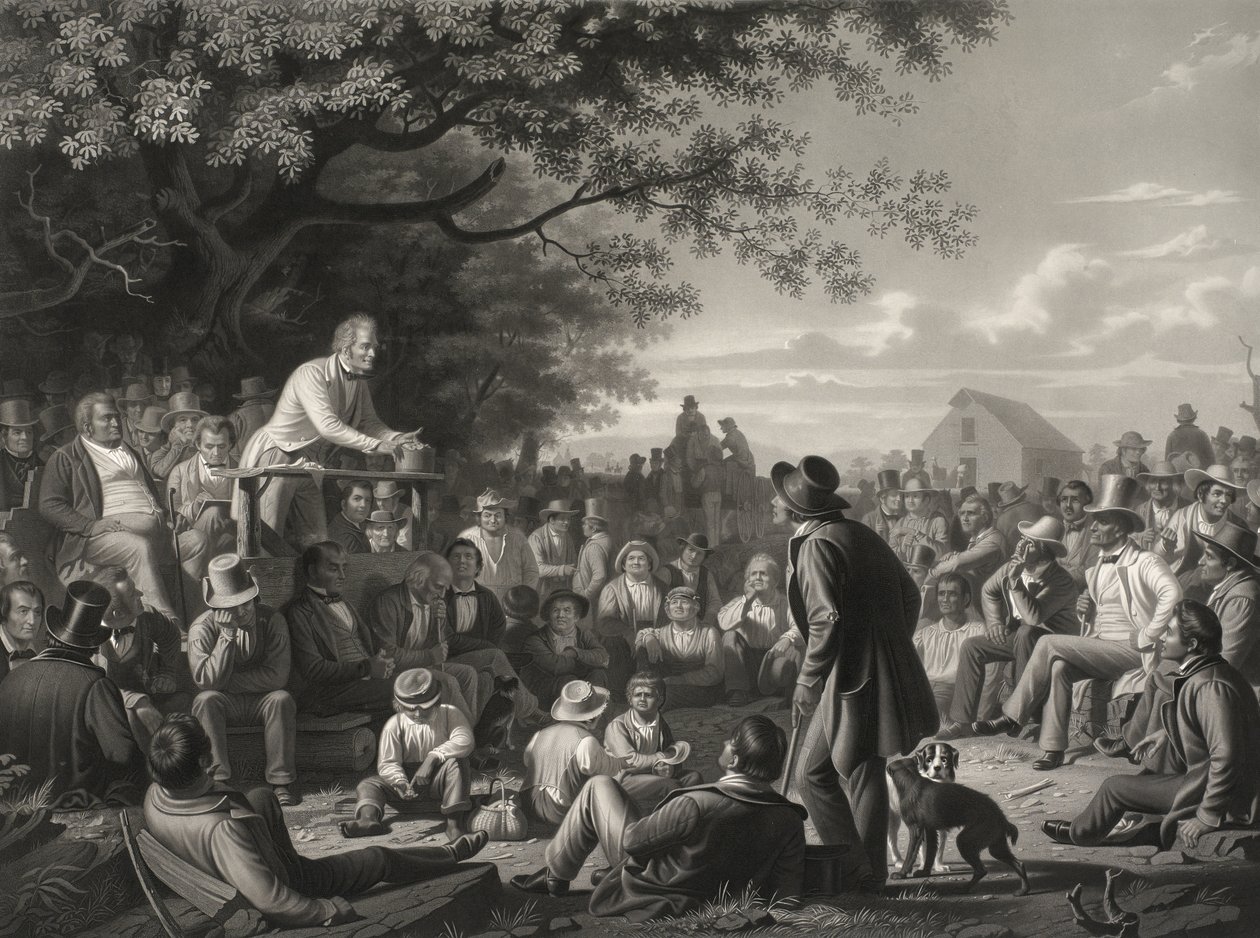 Stump beszél alkotó: George Caleb Bingham