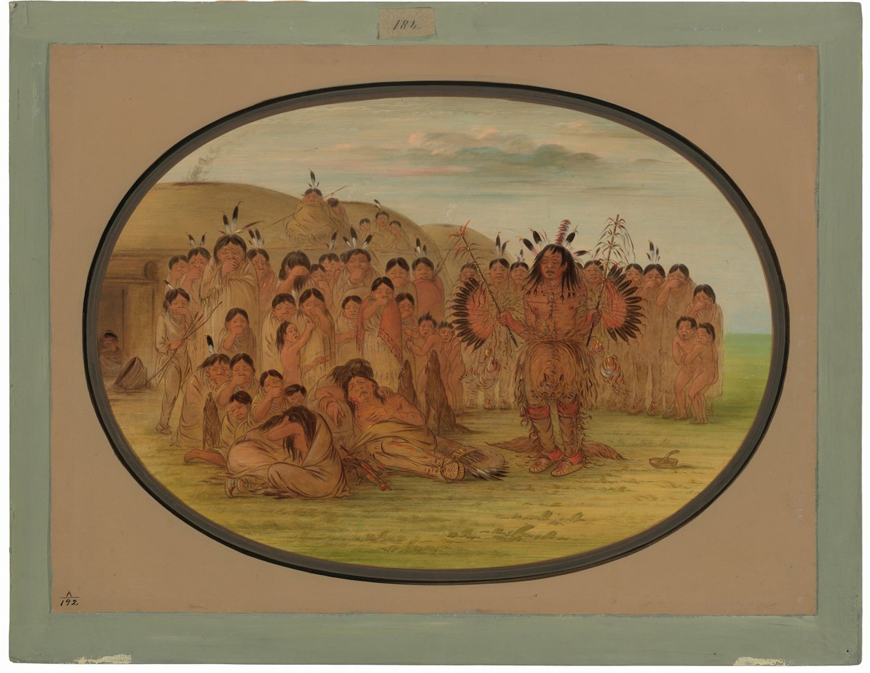 Egy mandani gyógyszerész alkotó: George Catlin