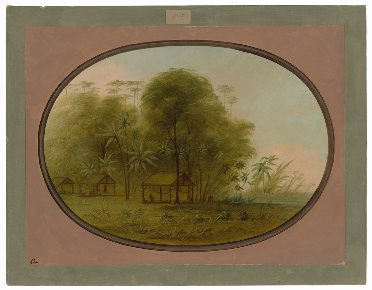 Arowak falu alkotó: George Catlin