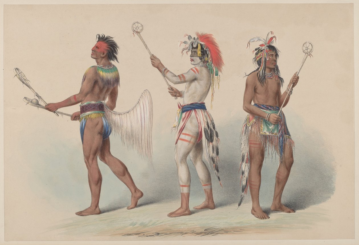 Labdajátékosok alkotó: George Catlin
