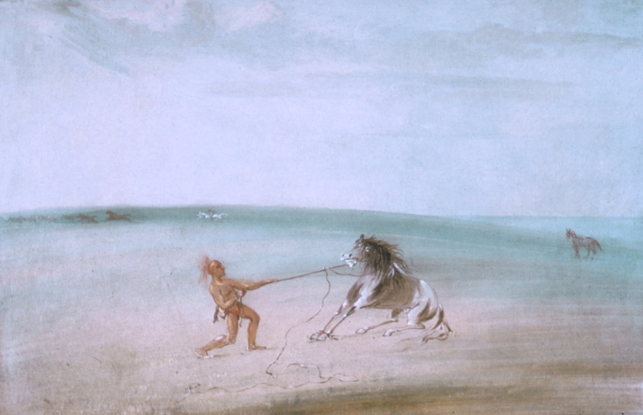 A vadlovak lebontása alkotó: George Catlin