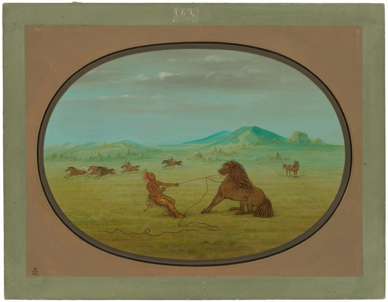 Vadlovak fogása - Pawnee alkotó: George Catlin