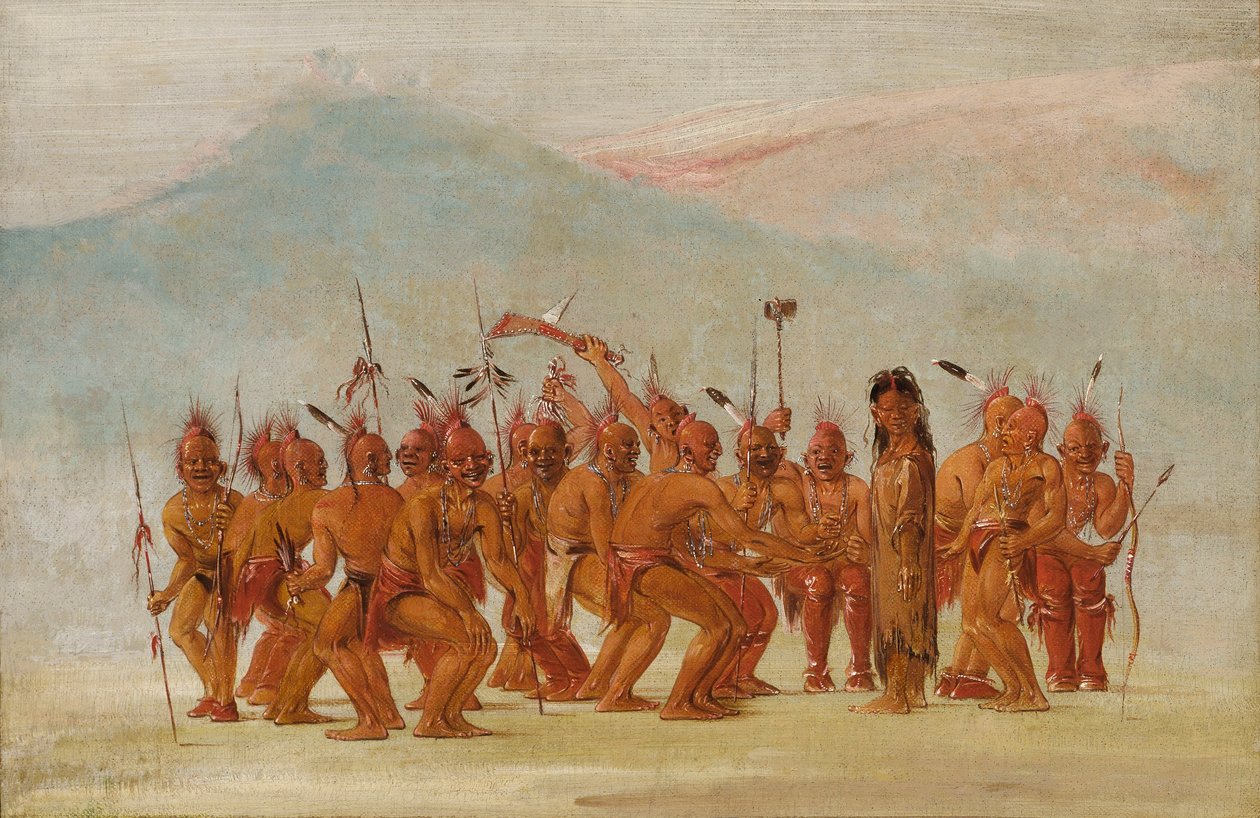 Tánc a Berdash alkotó: George Catlin