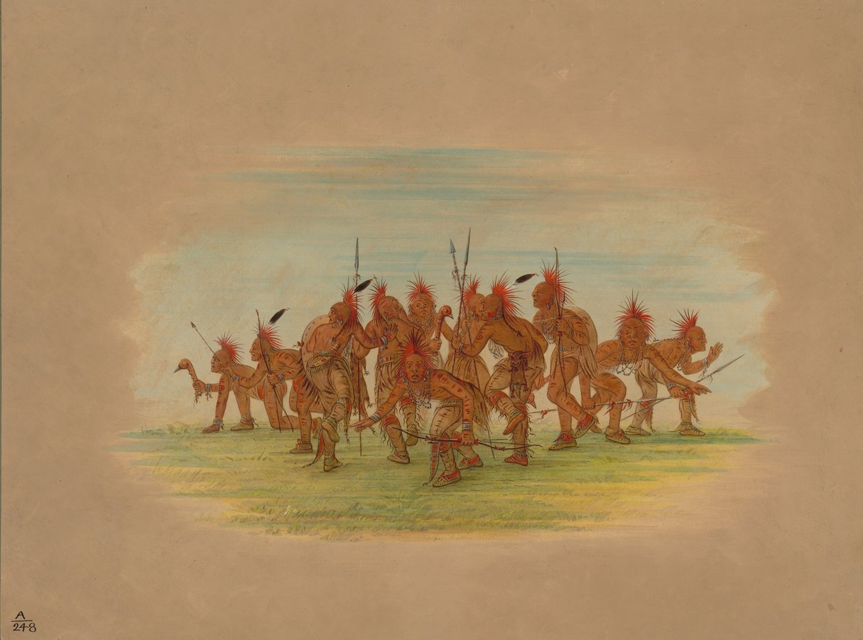 Discovery Dance – Saukie, 1861. alkotó: George Catlin