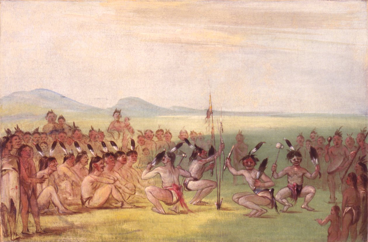 Sas tánc, Choctaw alkotó: George Catlin