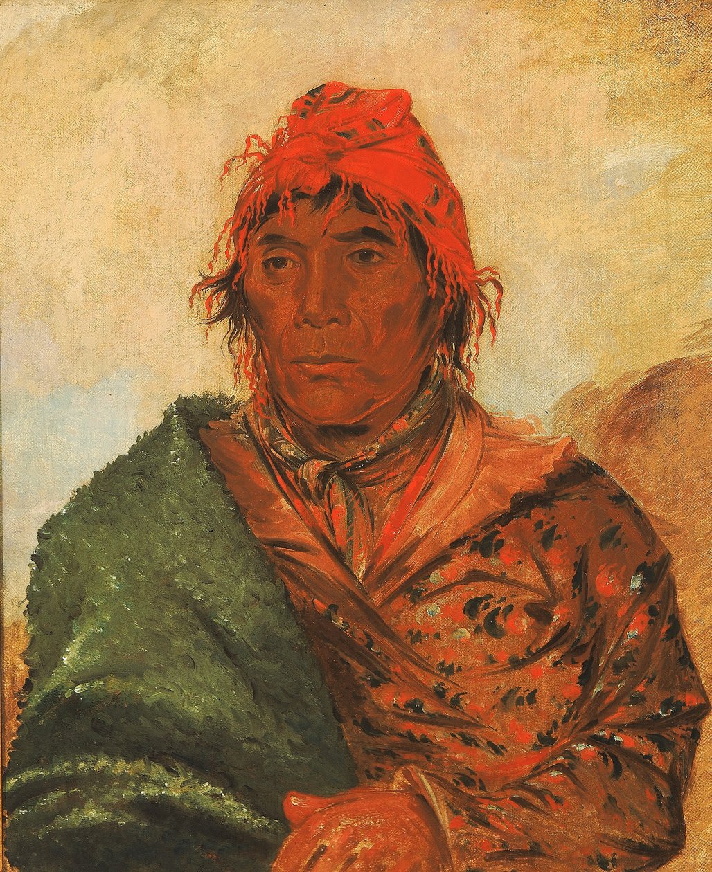 Ee-mat-lá-, Fülöp király, második főnök. alkotó: George Catlin