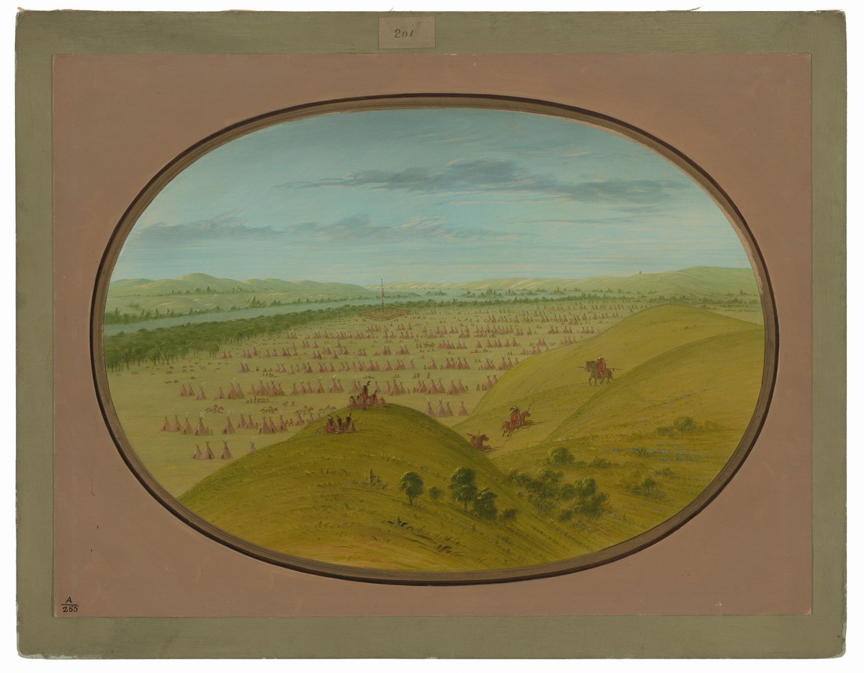 Fort Stone alkotó: George Catlin