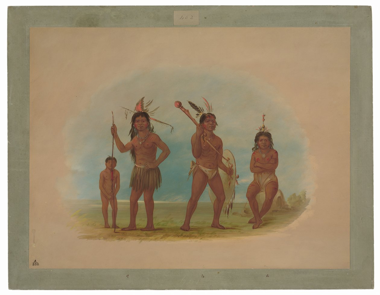 Négy arawak indián alkotó: George Catlin