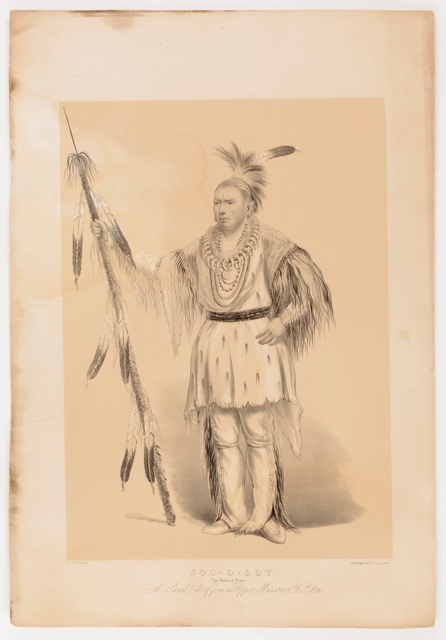 Joc-o-sot, a Sétáló Medve alkotó: George Catlin