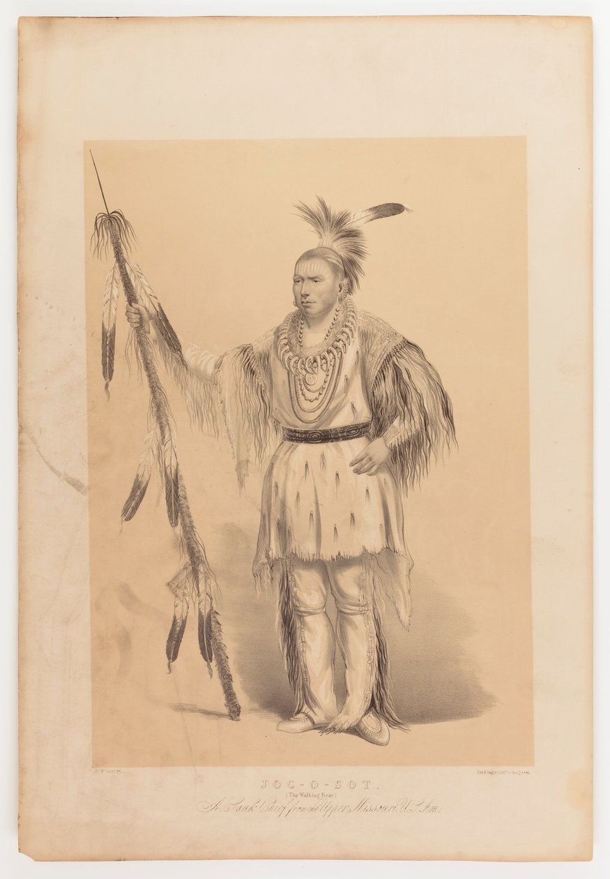 Joc-o-sot, a Sétáló Medve alkotó: George Catlin