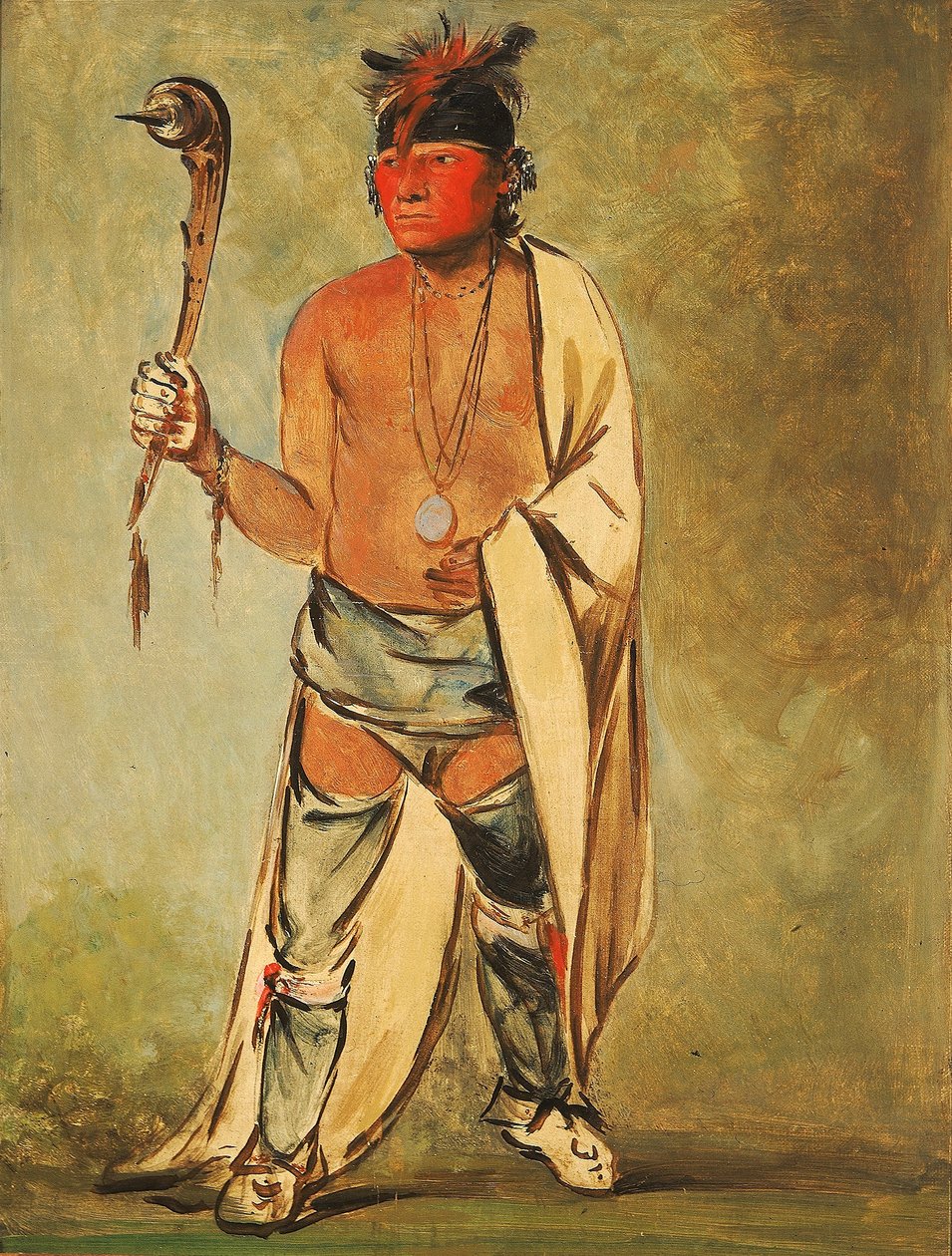 Naugh-háigh-hee-kaw, Aki nedvesíti az erdőt. alkotó: George Catlin