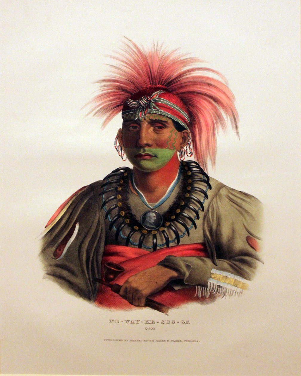 No-Way-Ke-Sug-Ga, Otoe alkotó: George Catlin