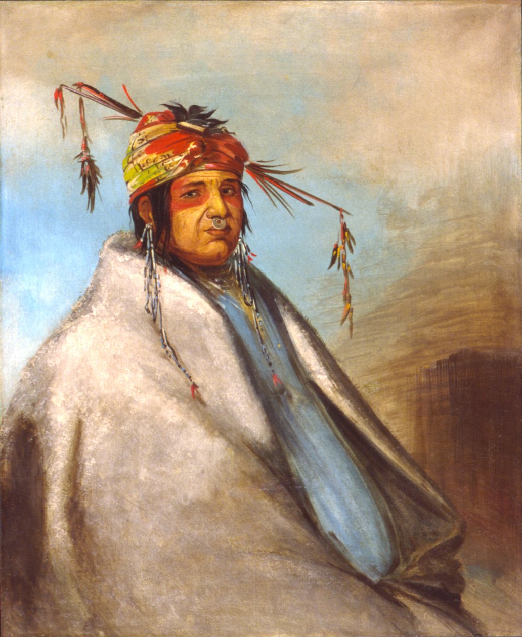 Non-on-dá-gon, egy főnök alkotó: George Catlin