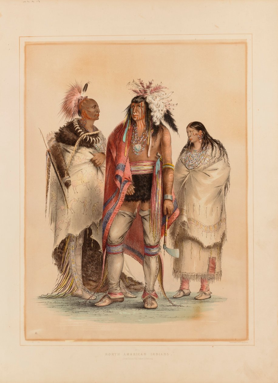 Észak-amerikai indiánok - 1. sz. alkotó: George Catlin