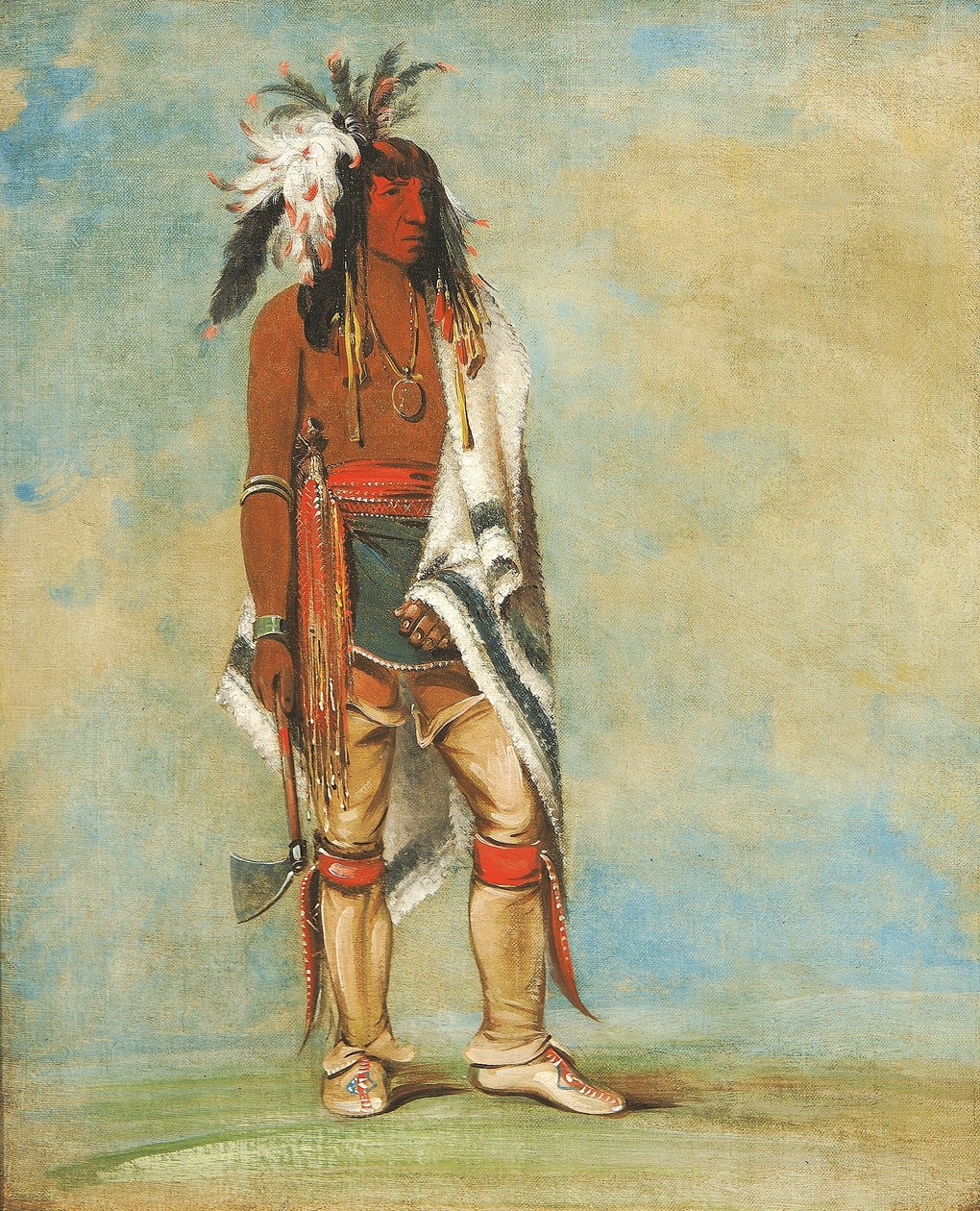 Nót-to-way, a Chief alkotó: George Catlin