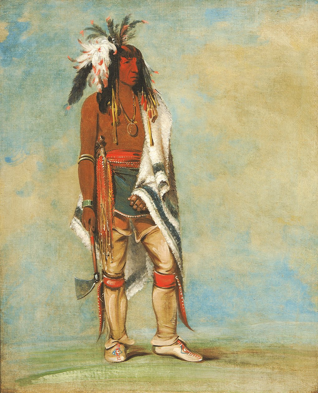 Nót-to-way, főnök, 1835-1836. alkotó: George Catlin