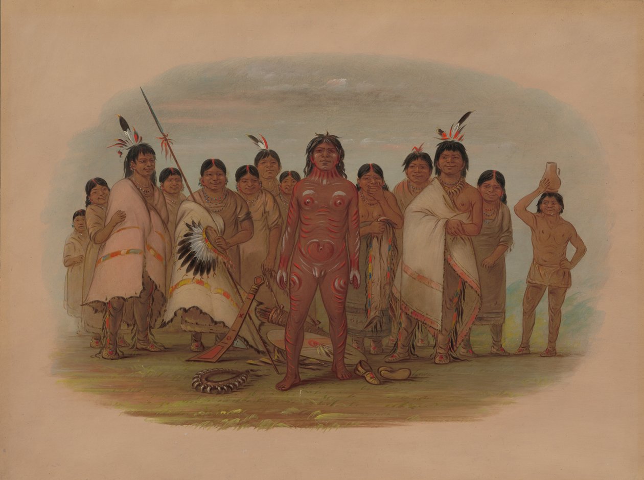 Paint Me – Apachee, 18551869. alkotó: George Catlin