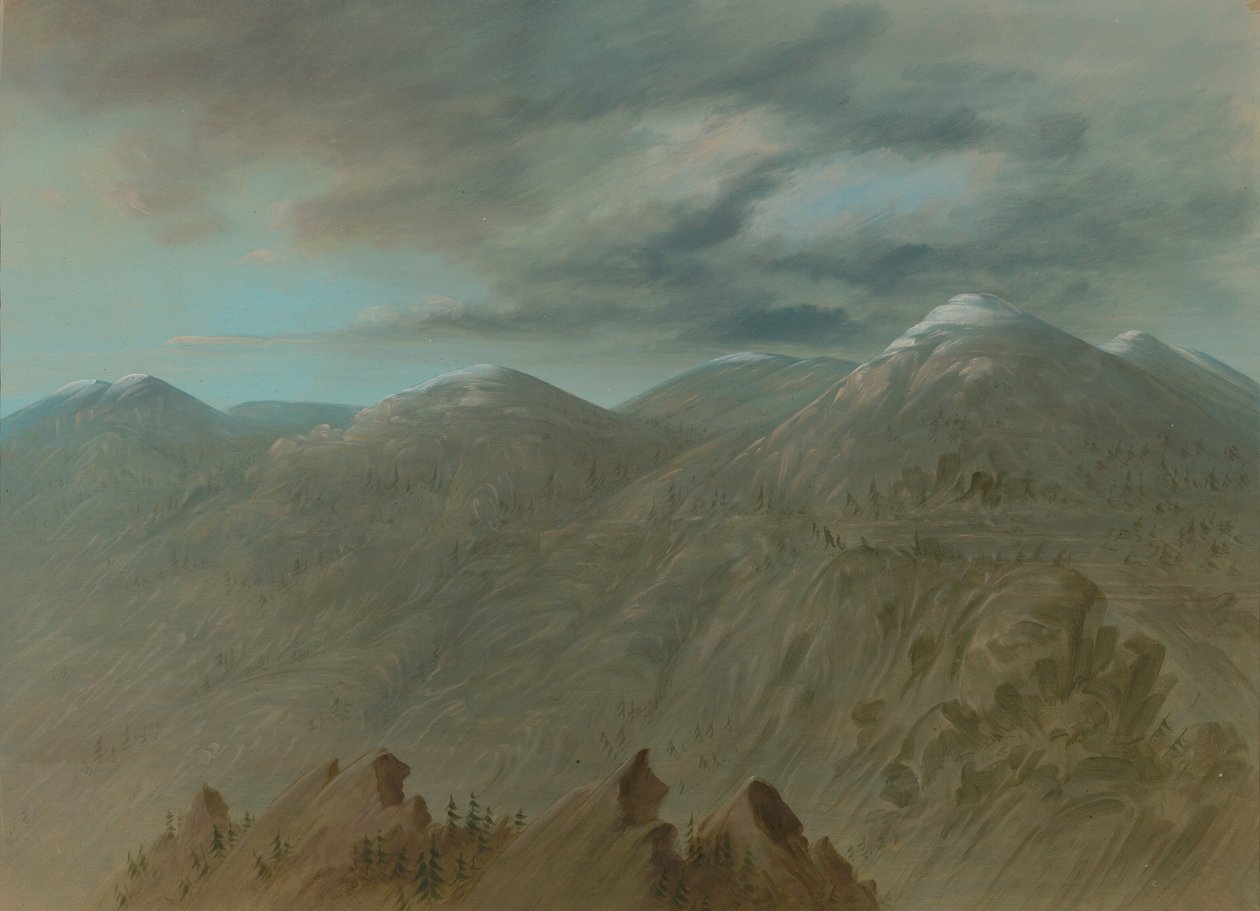 Salmon River Mountains, 18551869. alkotó: George Catlin