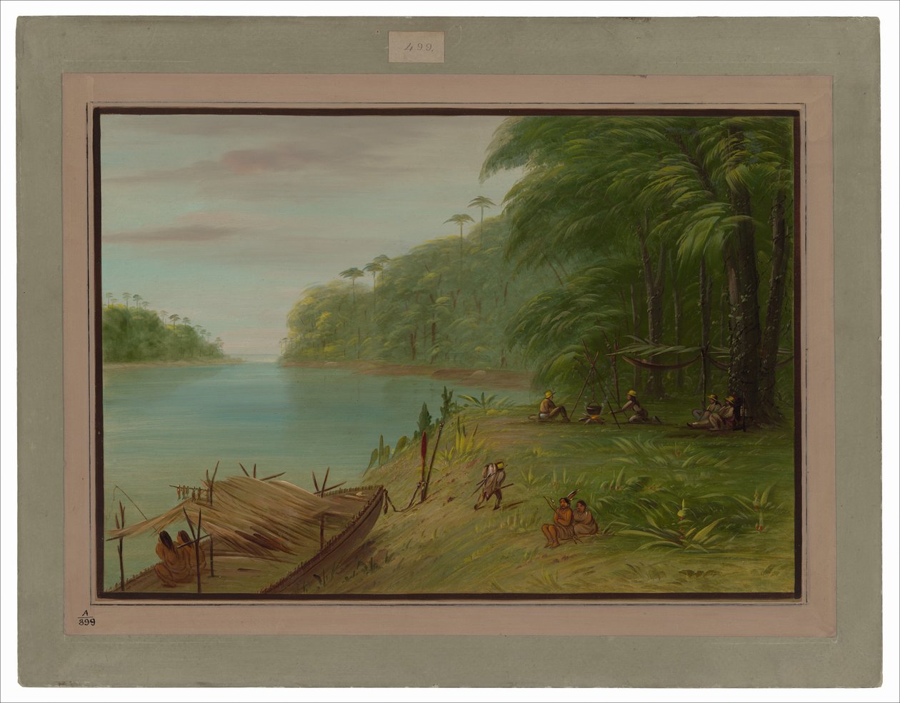 Az Essequibo partja alkotó: George Catlin