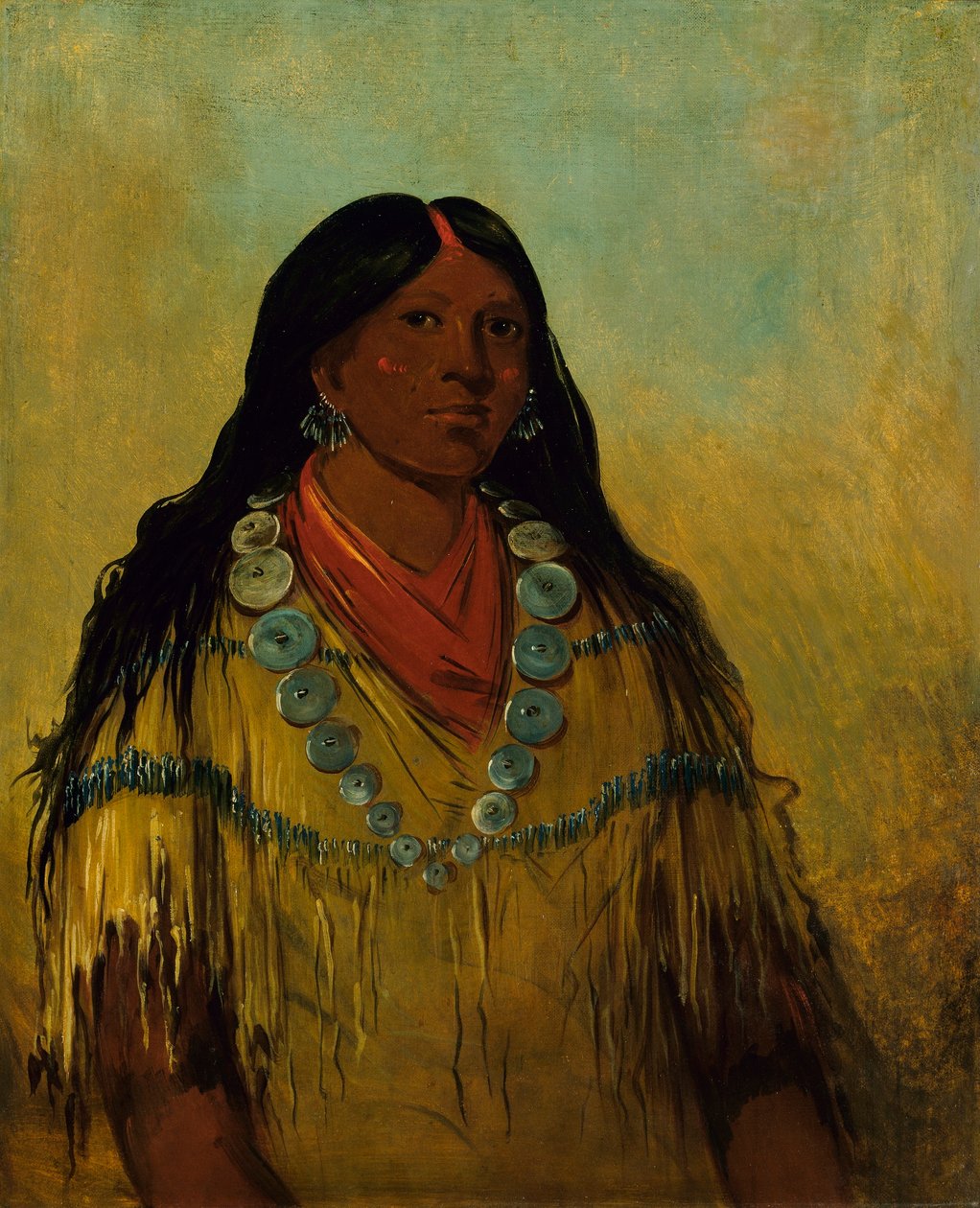 Tchow-ee-pút-o-kaw, a Woman alkotó: George Catlin