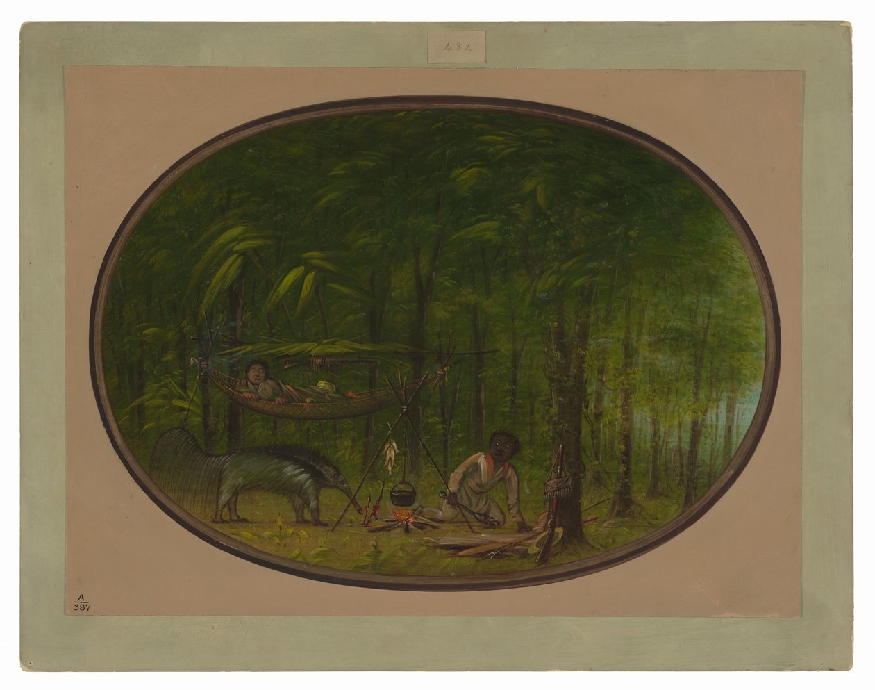 A nagy hangyafaló alkotó: George Catlin