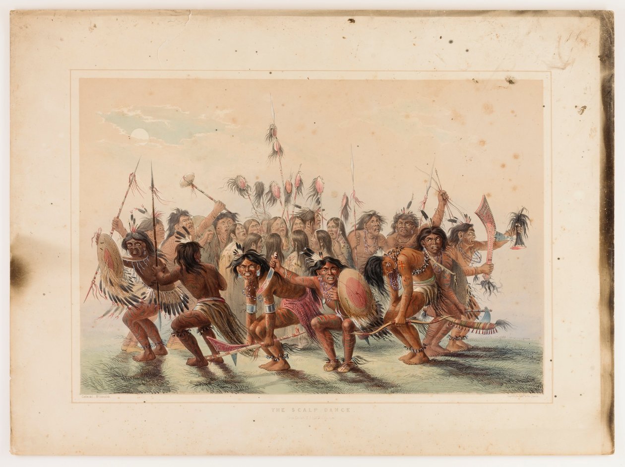 A fejbőr tánca alkotó: George Catlin