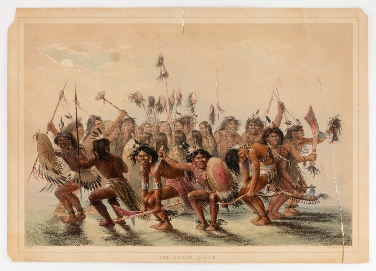 A fejbőr tánca alkotó: George Catlin