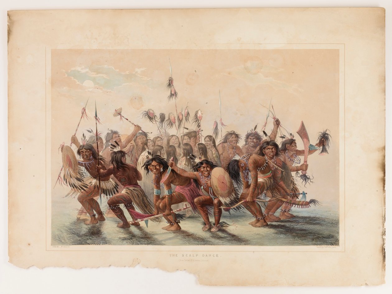 A fejbőr tánca alkotó: George Catlin