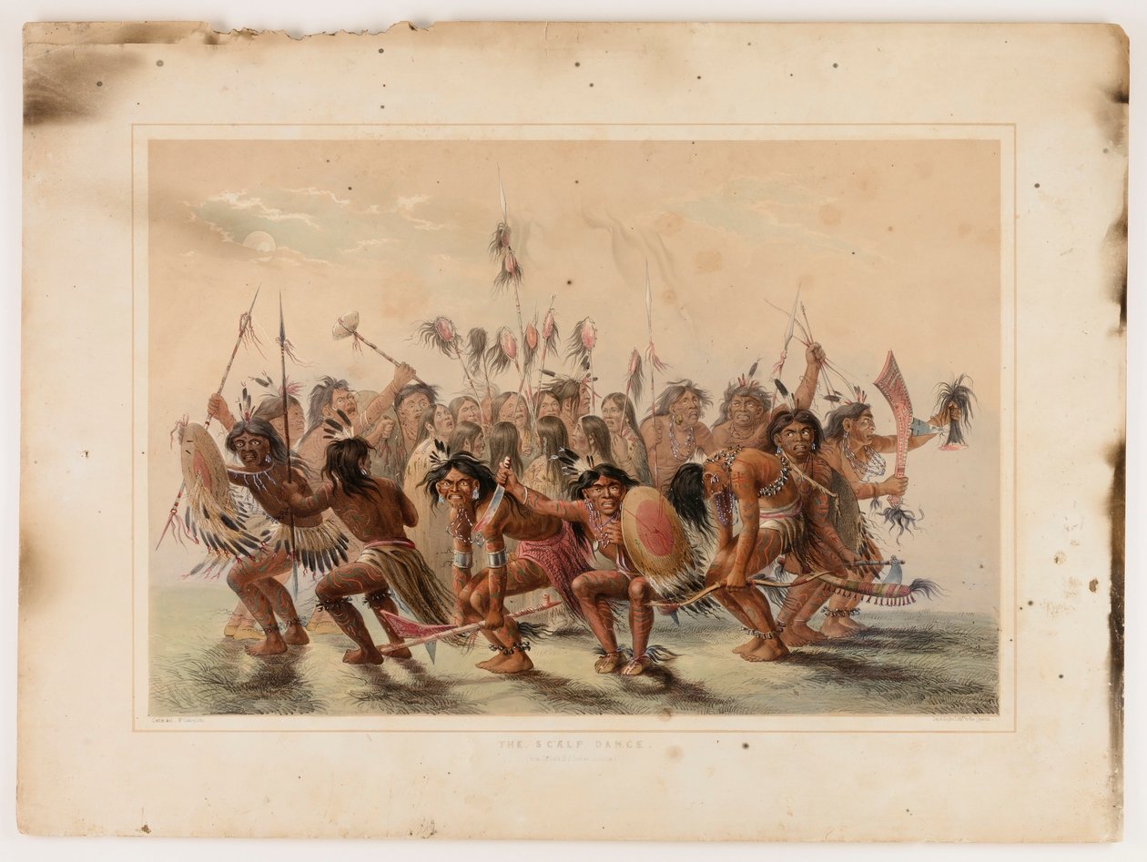 A fejbőr tánca alkotó: George Catlin