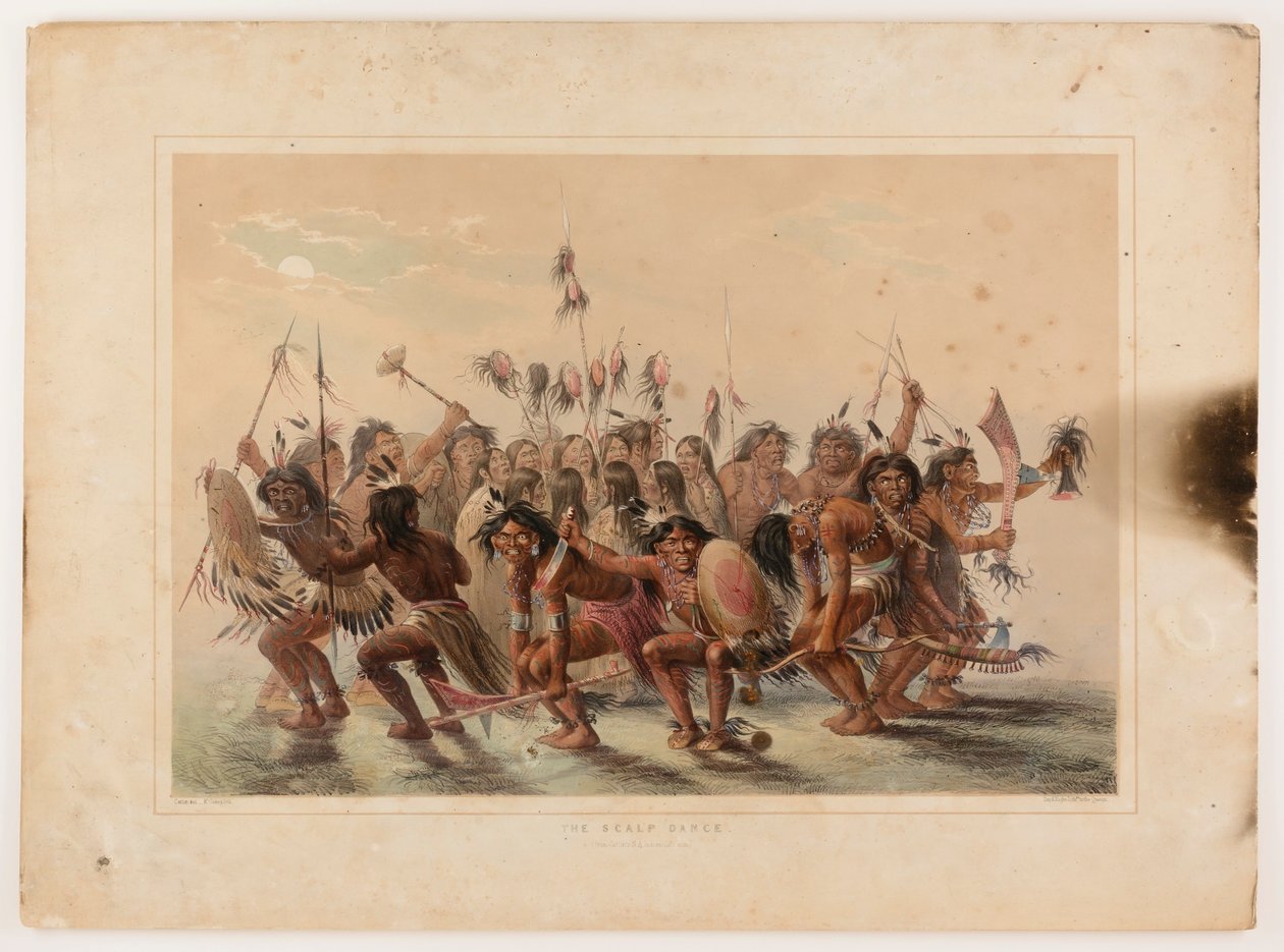 A fejbőr tánca alkotó: George Catlin
