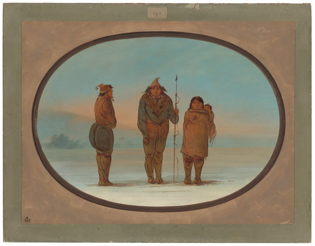 Három eszkimó alkotó: George Catlin