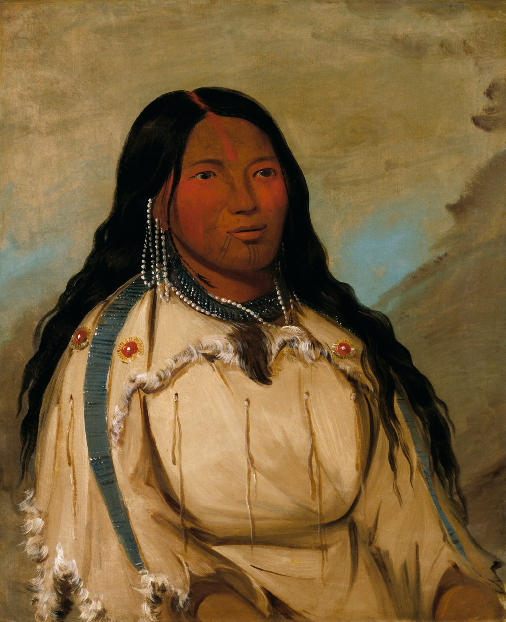 Tow-ée-ka-wet, egy Cree Woman, 1832. alkotó: George Catlin