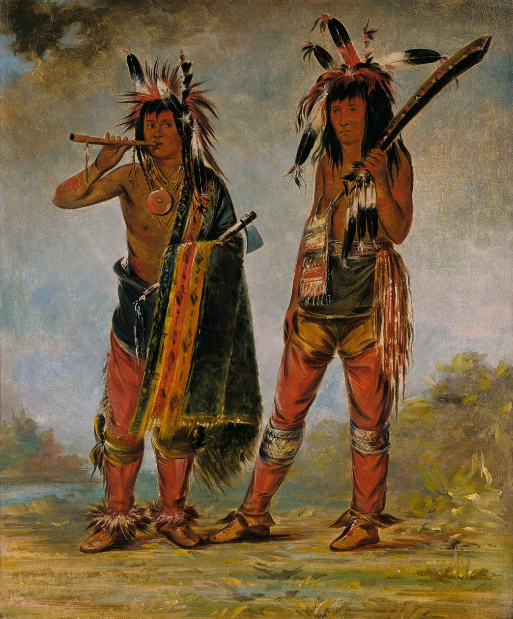 Két fiatalember alkotó: George Catlin