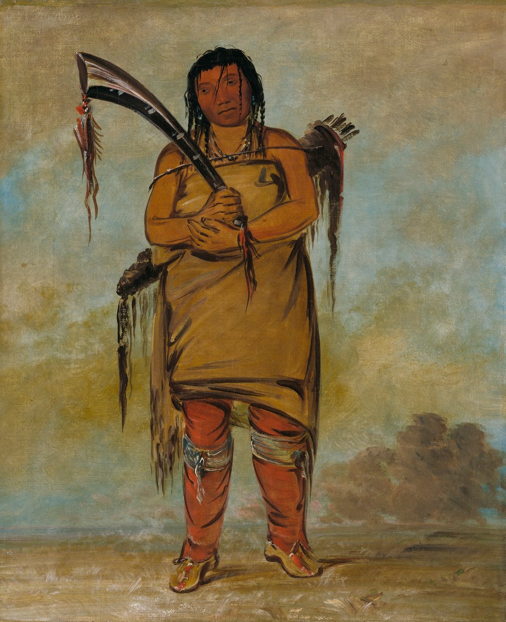 Wáh-chees, a Brave alkotó: George Catlin