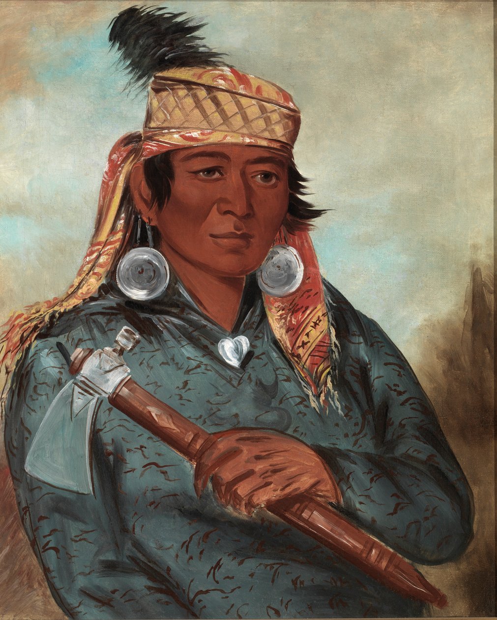 Wáh-pe-say, A fehér, 1830. alkotó: George Catlin