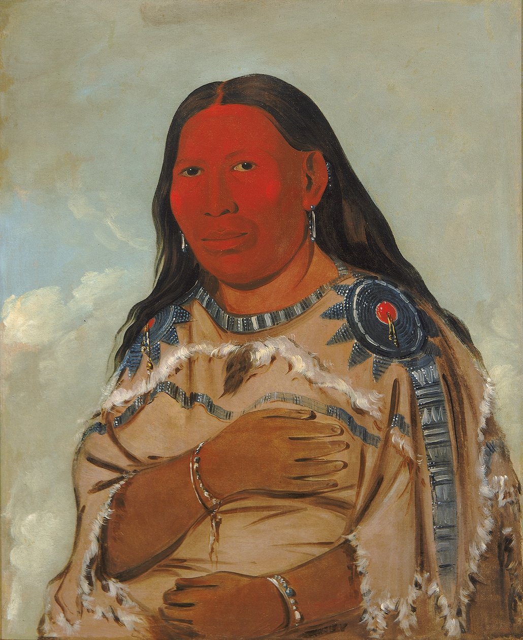 Két varjú felesége alkotó: George Catlin
