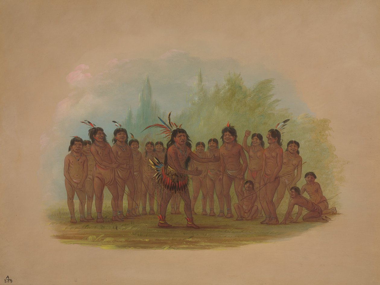 Zurumati indiánok, 18541869. alkotó: George Catlin