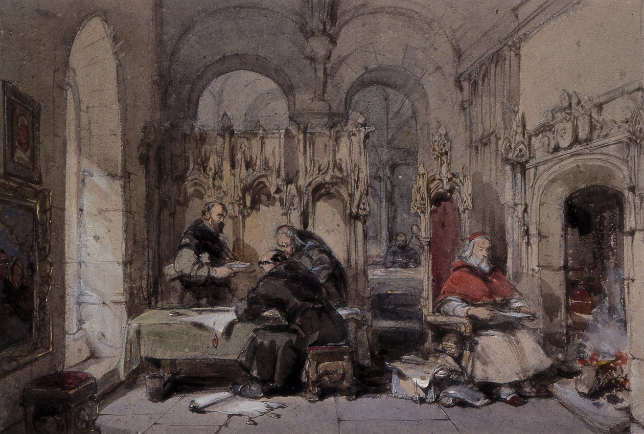A Monks Könyvtár alkotó: George Cattermole