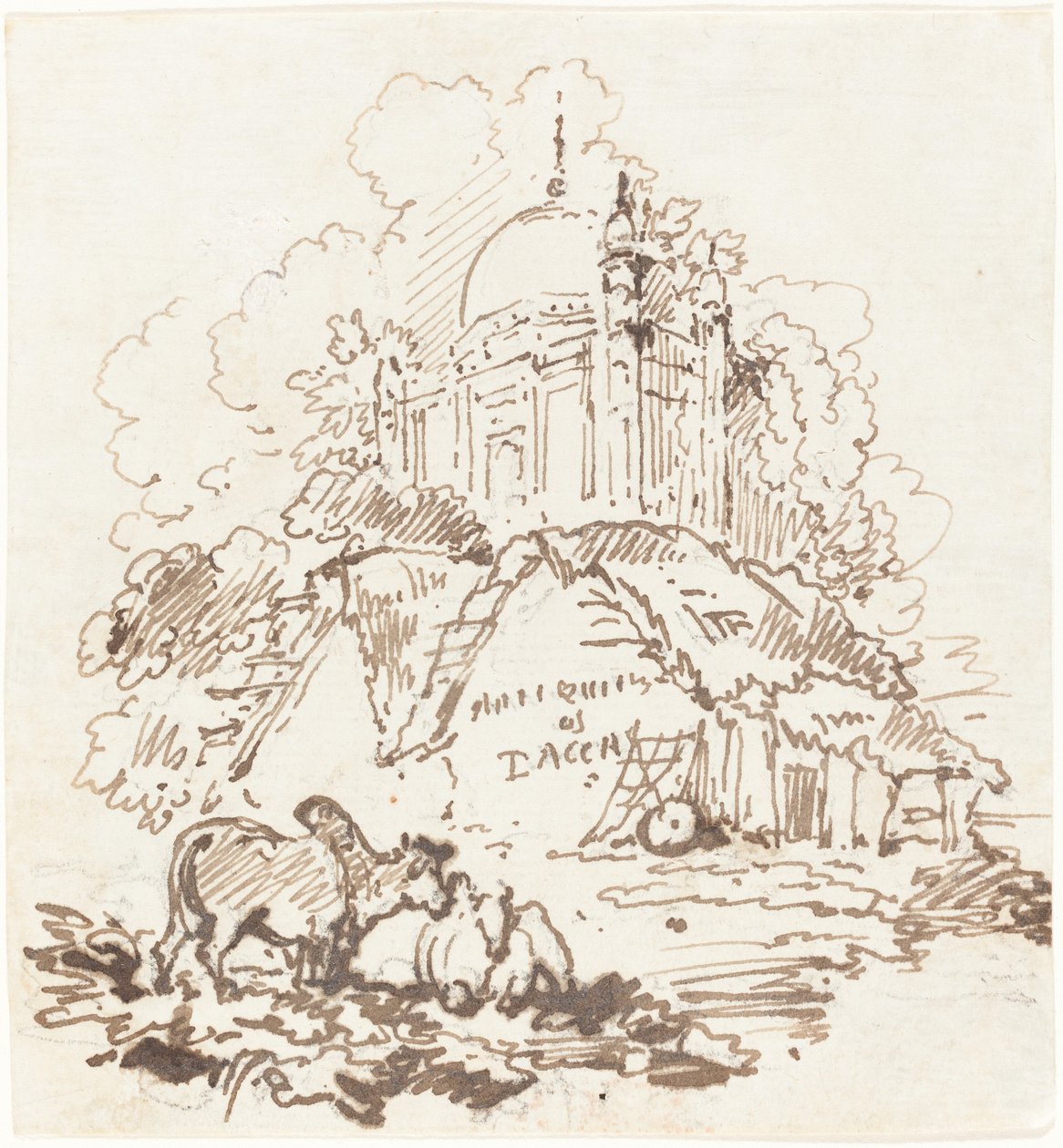 Dacca régiségei alkotó: George Chinnery