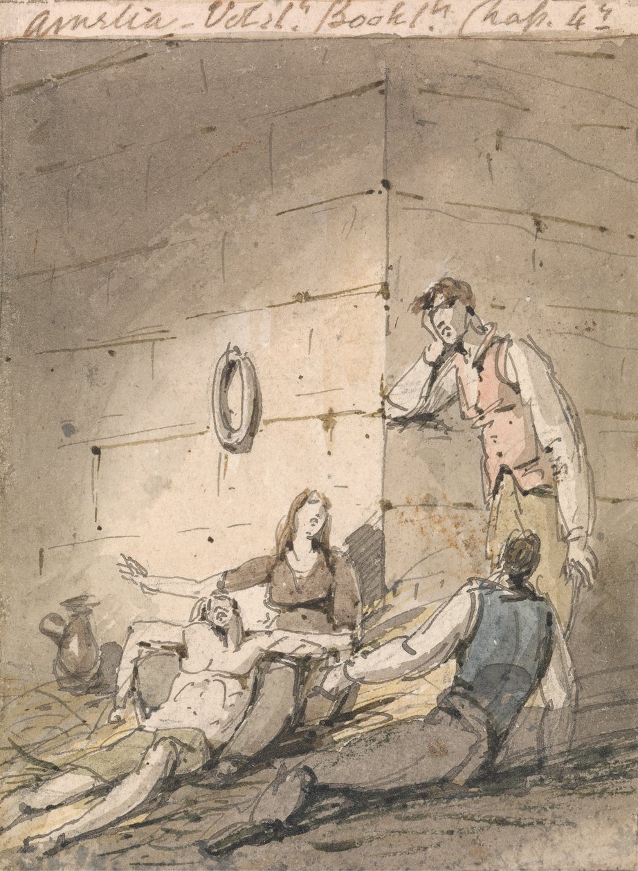 Illusztráció Fielding Ameliájához alkotó: George Chinnery