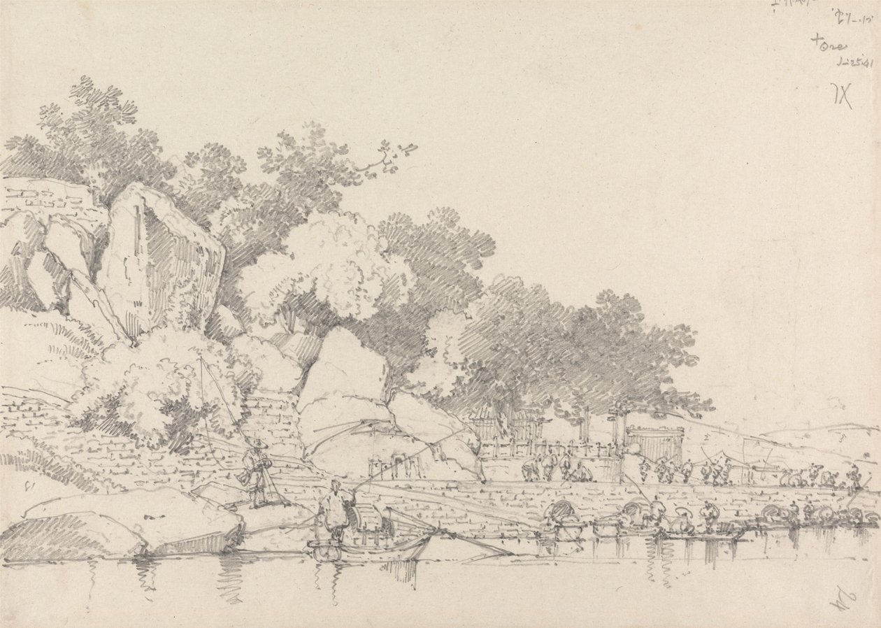 Lap House, Belső kikötő, Makaó alkotó: George Chinnery