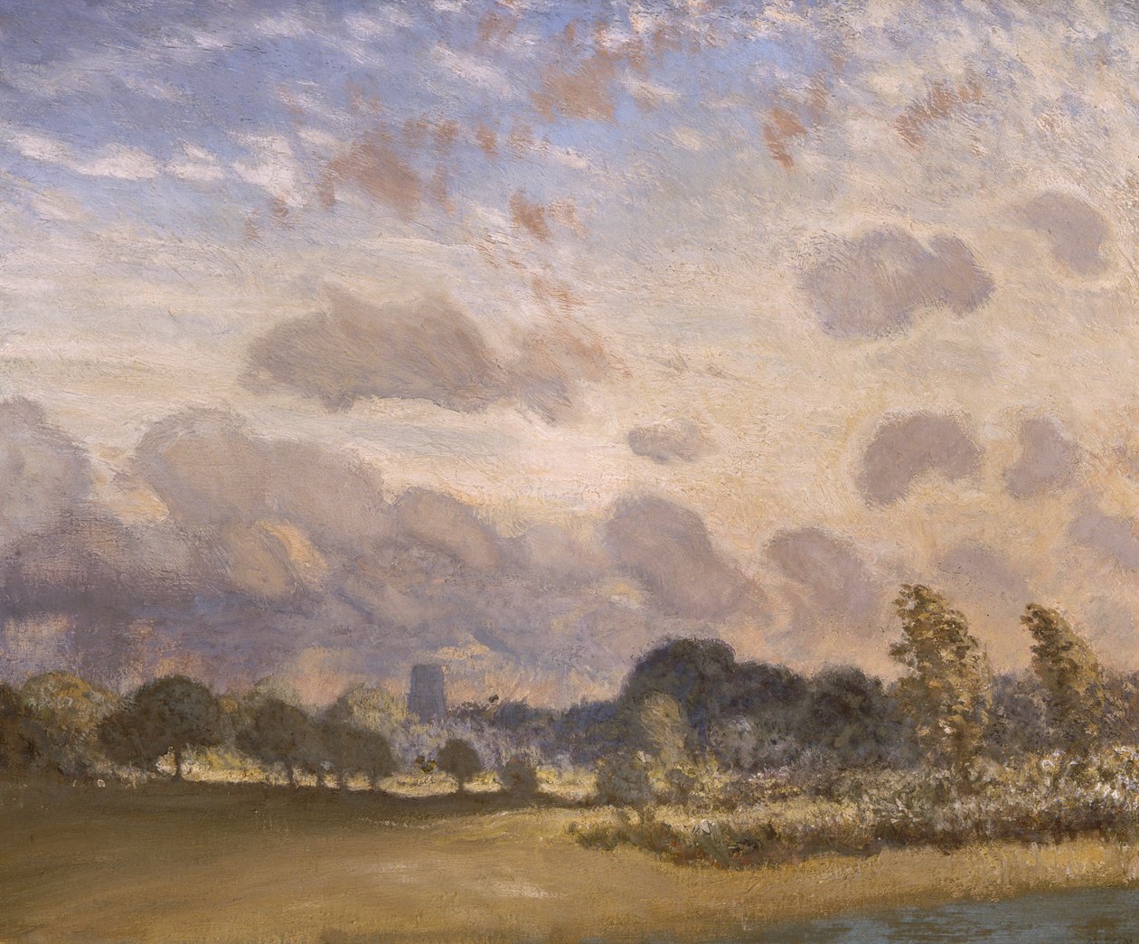 Clavering templom, 1908. alkotó: George Clausen