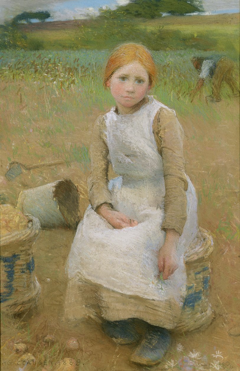 Kis rózsa, 1889 alkotó: George Clausen