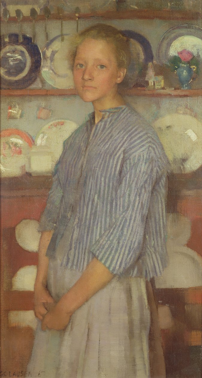 Normandiai paraszt alkotó: George Clausen