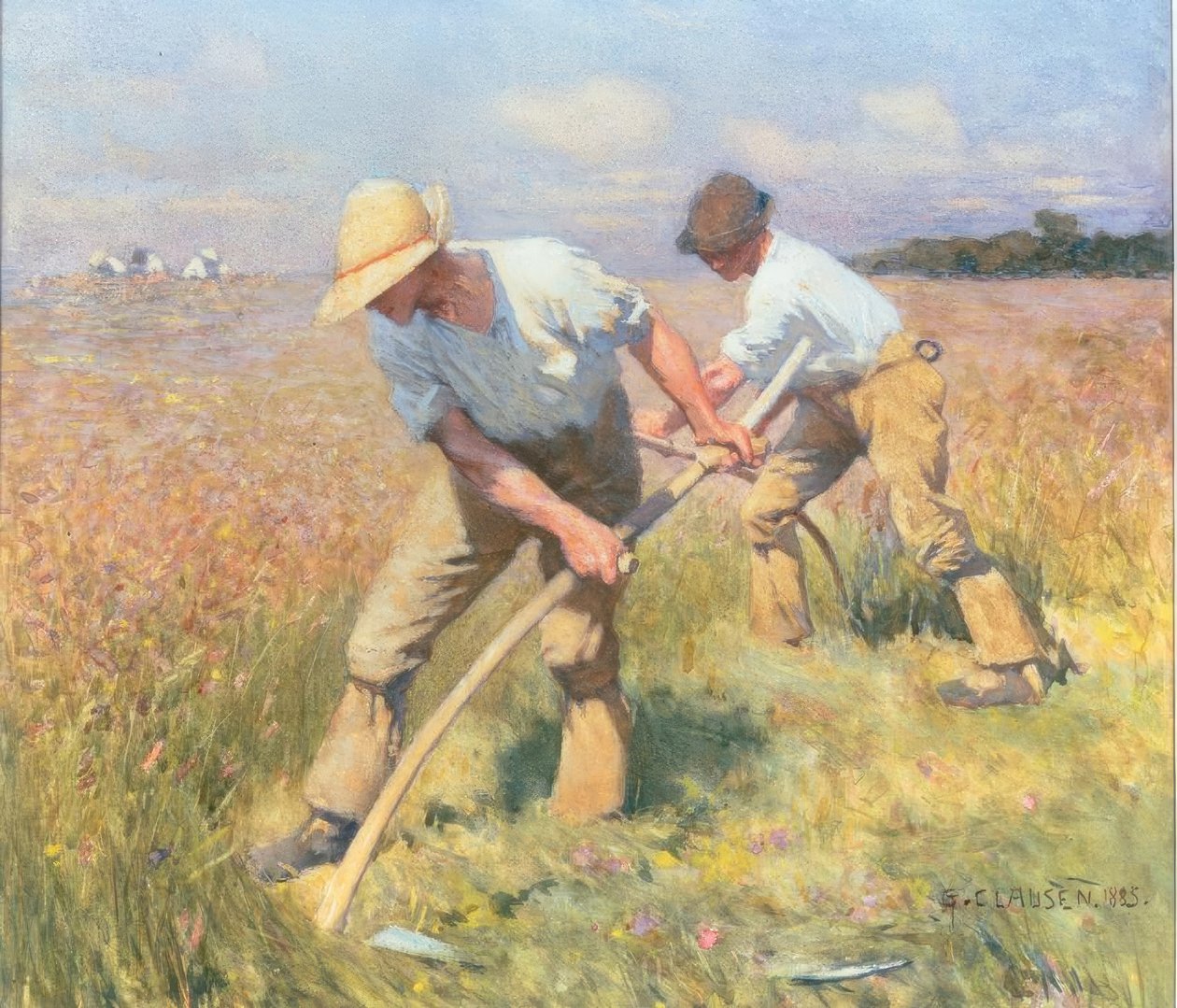 A Kaszák alkotó: George Clausen