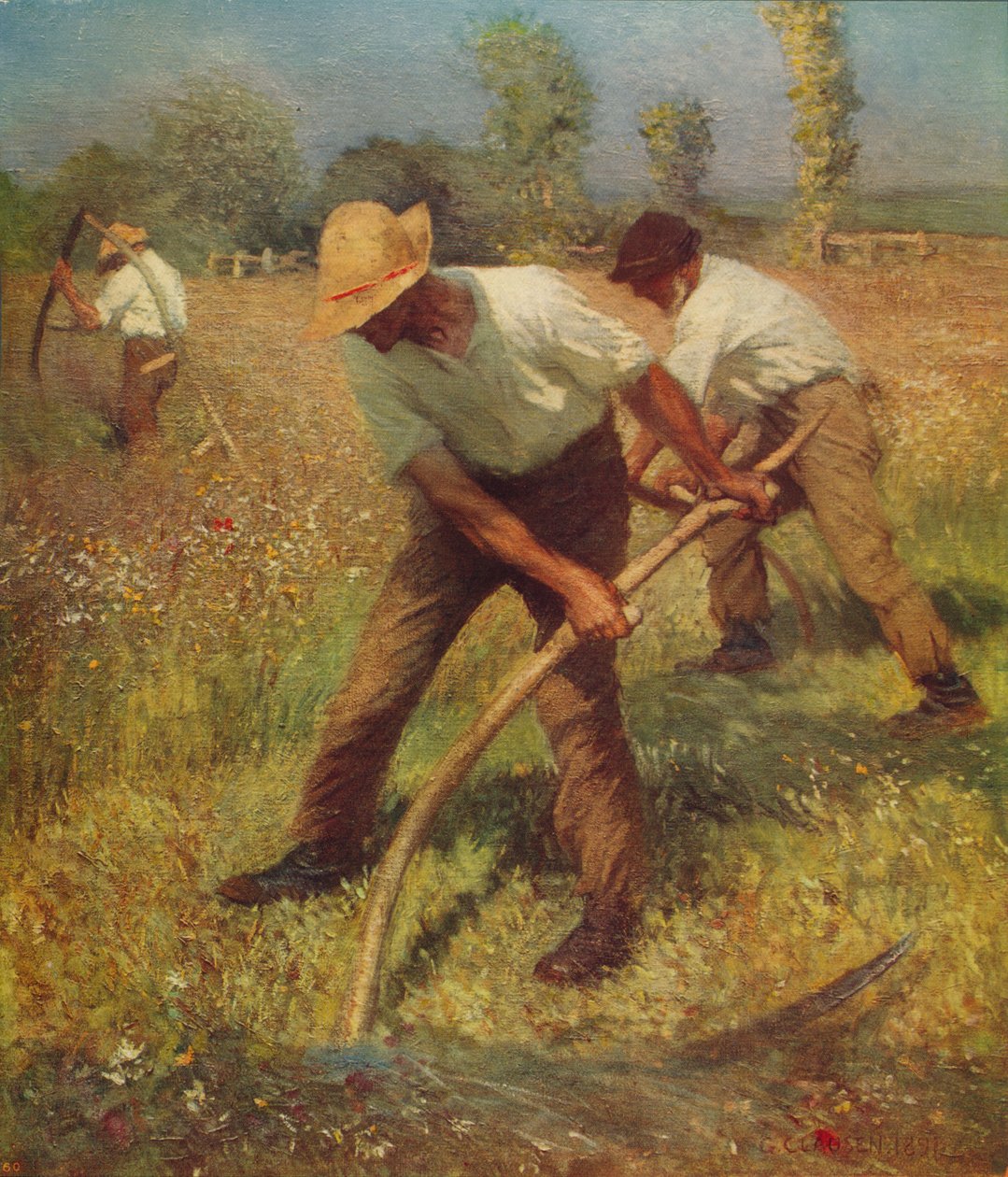 Kaszák, c1891, c1915 alkotó: George Clausen
