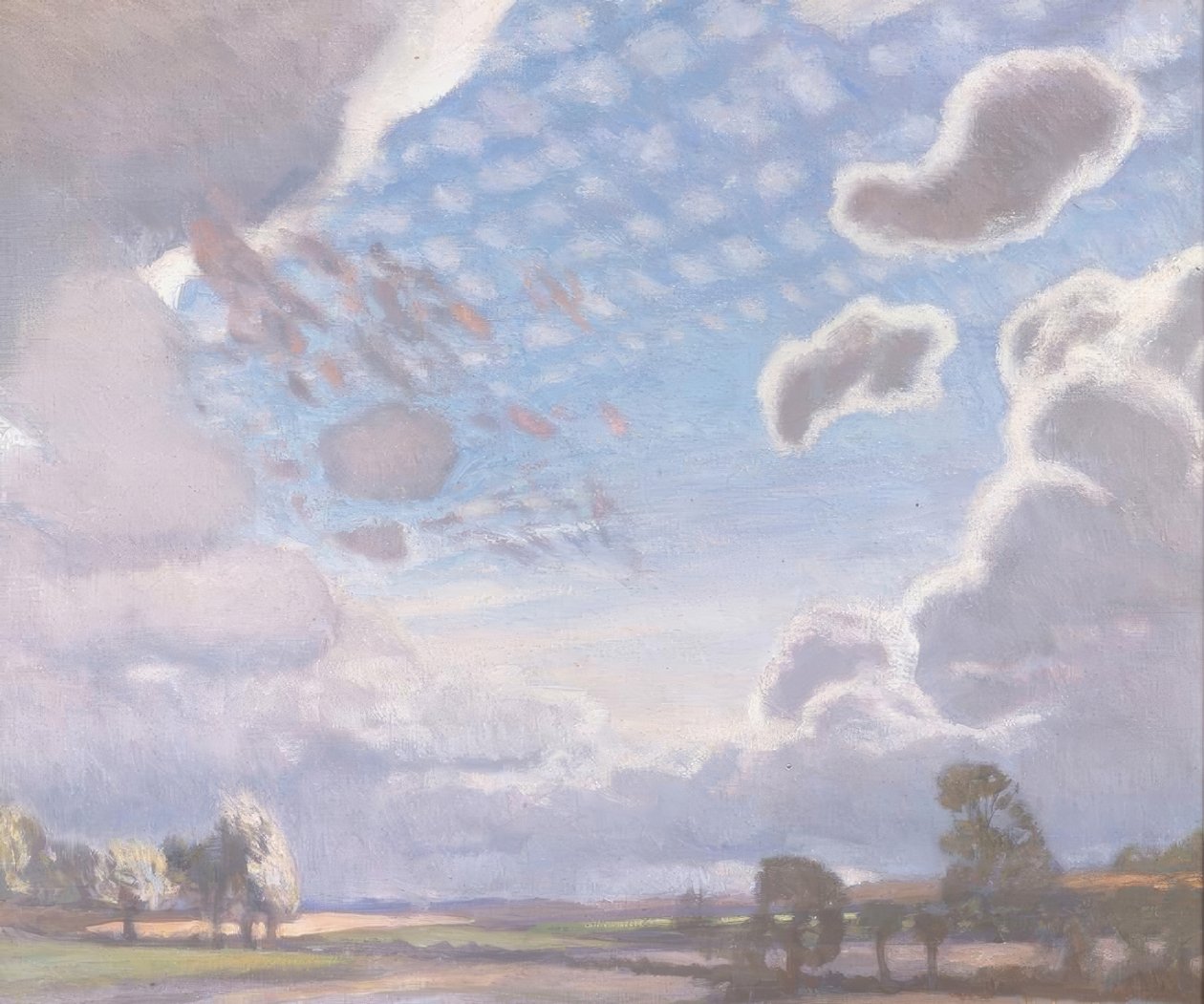 A vihar elmúlása alkotó: George Clausen