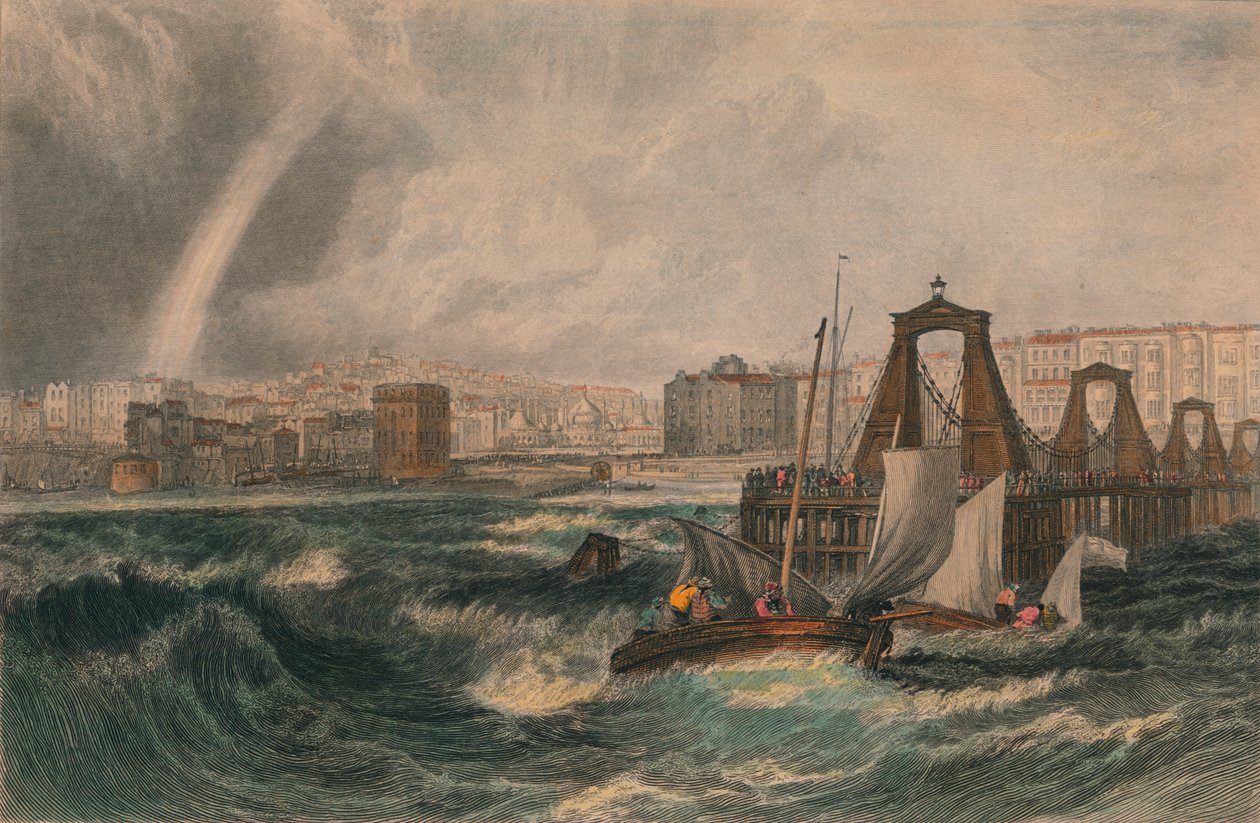 Brighthelmston, Sussex, 1825. alkotó: George Cooke