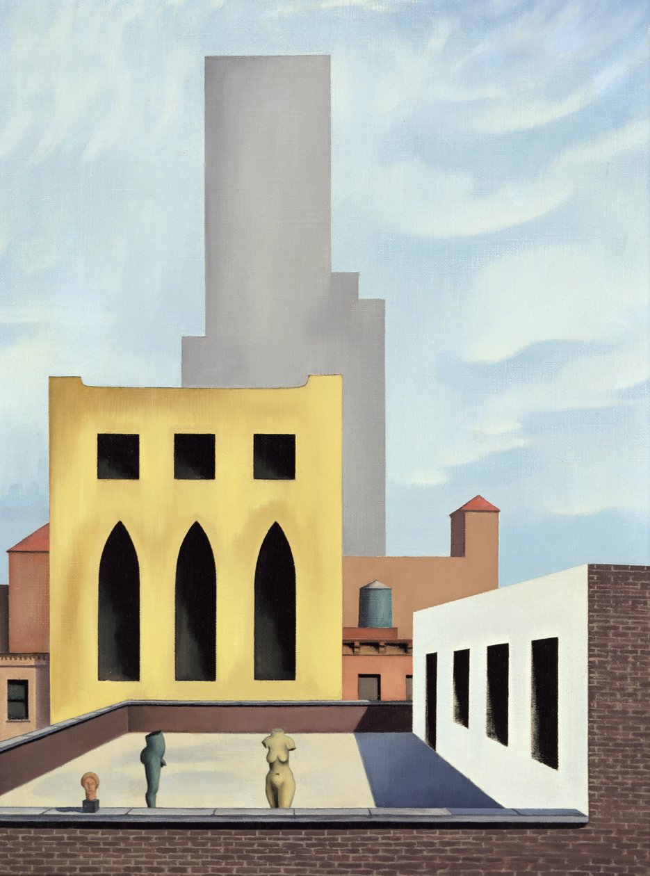Szobor a tetőn alkotó: George Copeland Ault